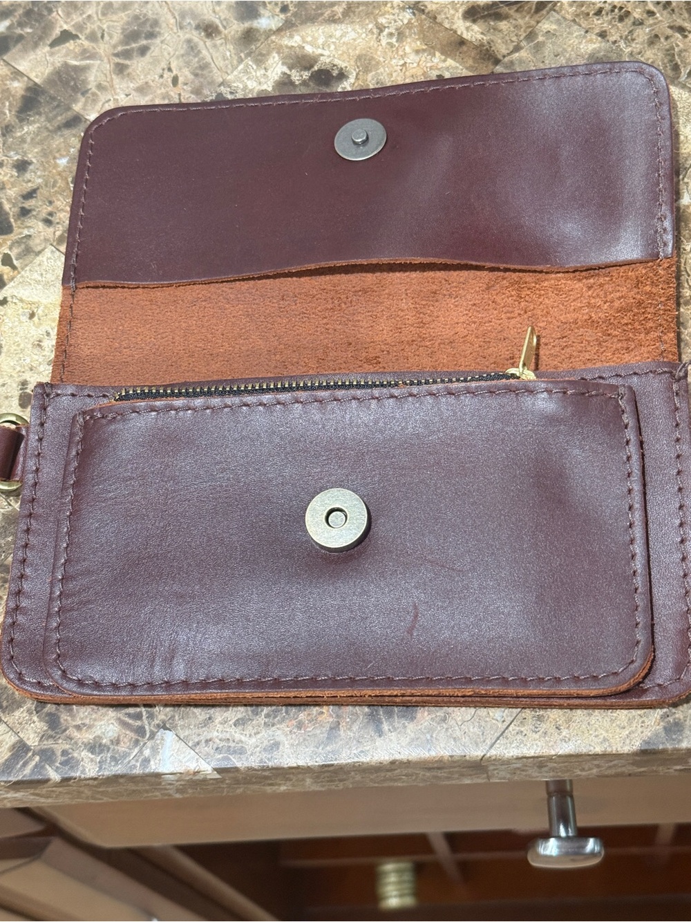 Portland Leather Lily Leather Wristlet - Picture 9 of 9